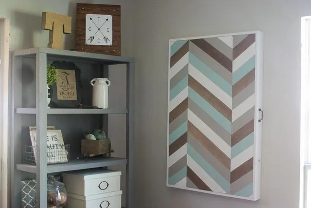 Spare Table that Doubles as Wall Art