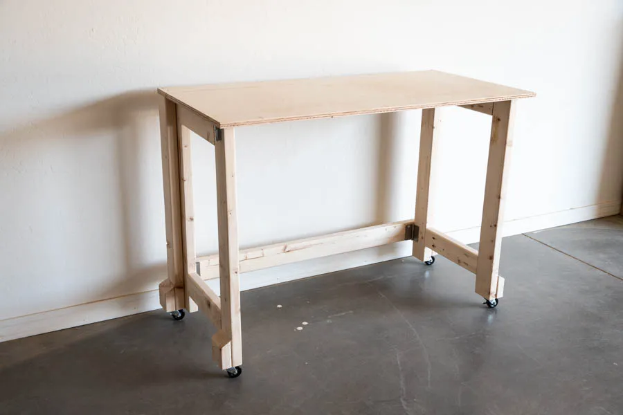 Folding Mobile Workbench