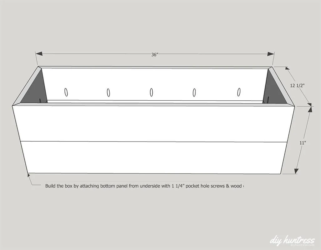 DIY Modern Cedar Planter — step photo 8