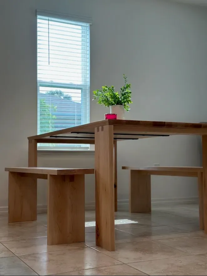 Building a Modern & Custom Dining Table