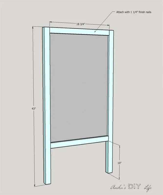 Barn Door Cabinet with Drawers — step photo 5