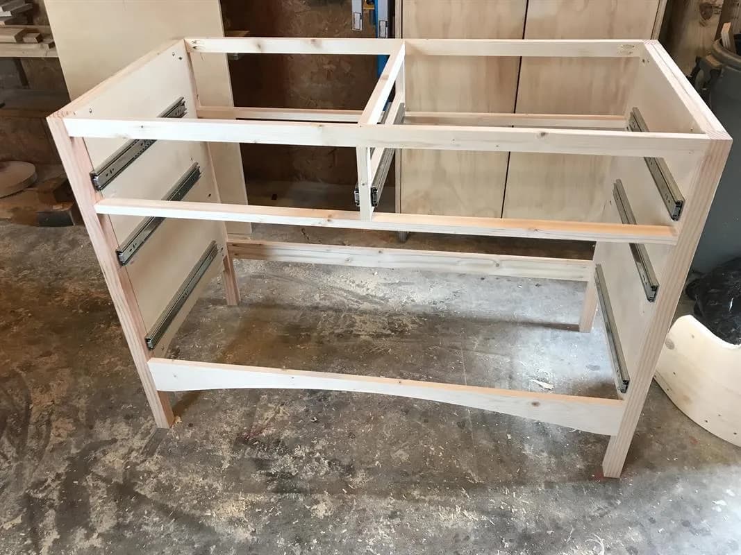 DIY Changing Table Dresser — step photo 11