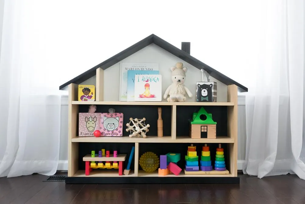 Modern Dollhouse Bookcase