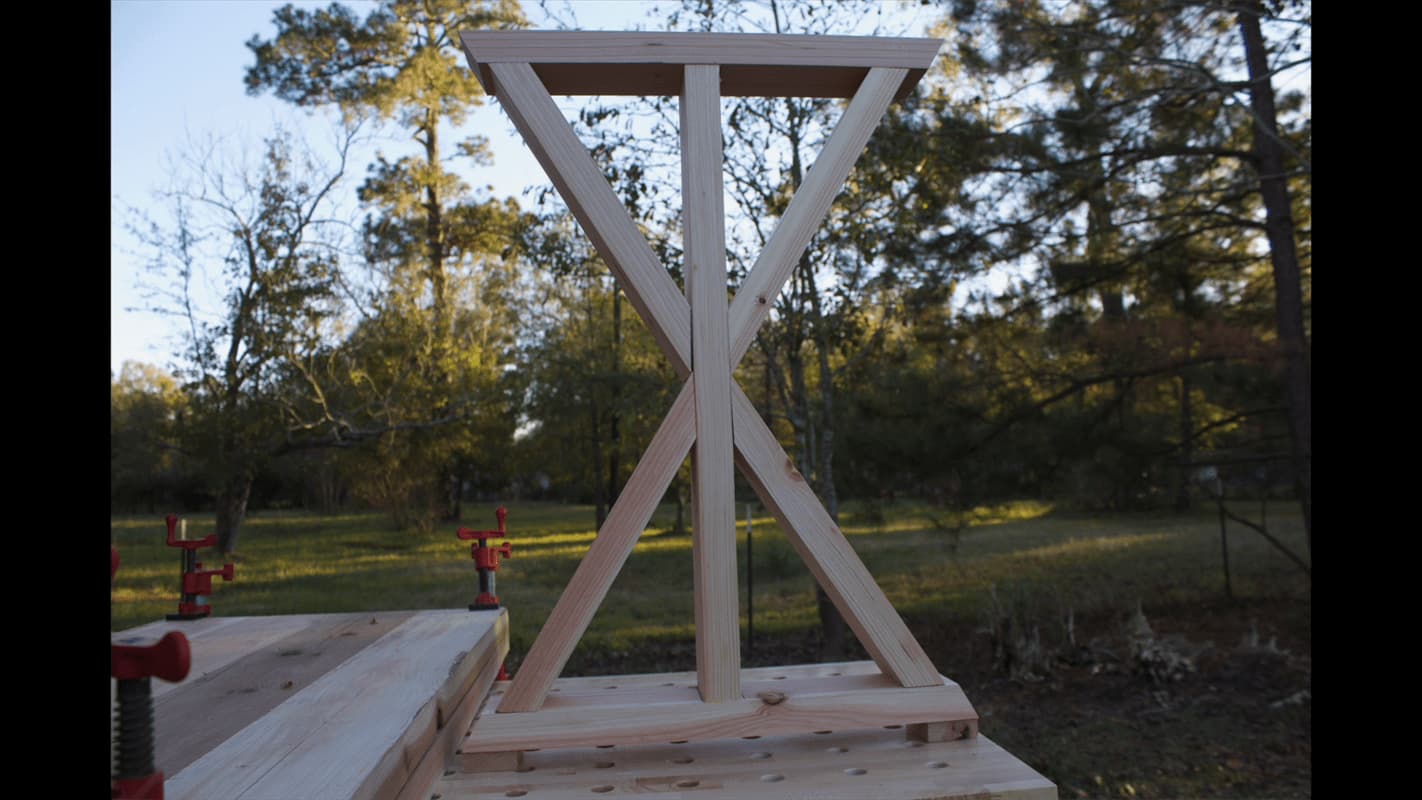 DIY Cedar Desk Build with Bottom Supports — step photo 12