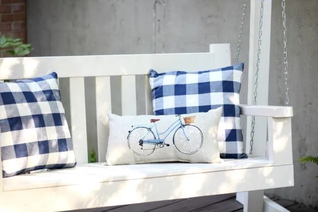 Porch Swing with Pergola