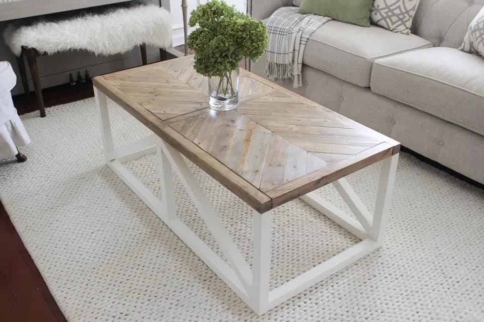 Herringbone Coffee Table