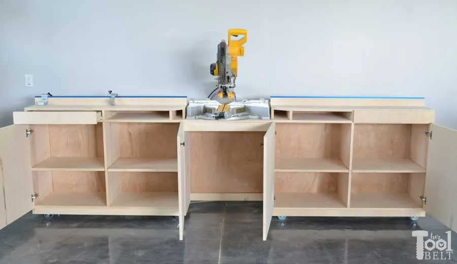 Miter Saw Station Project Plan
