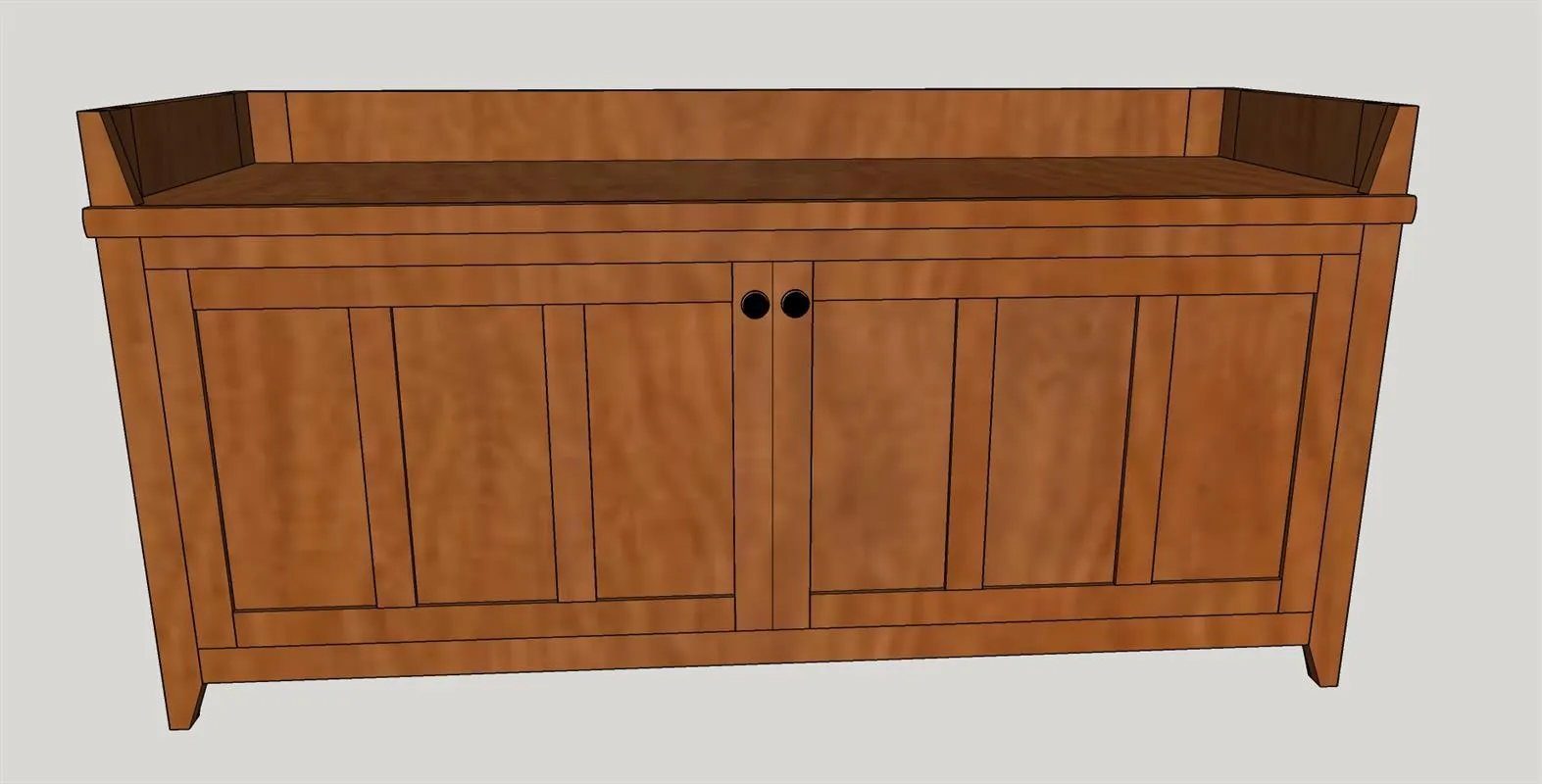 Craftsman Style Storage Bench — step photo 30