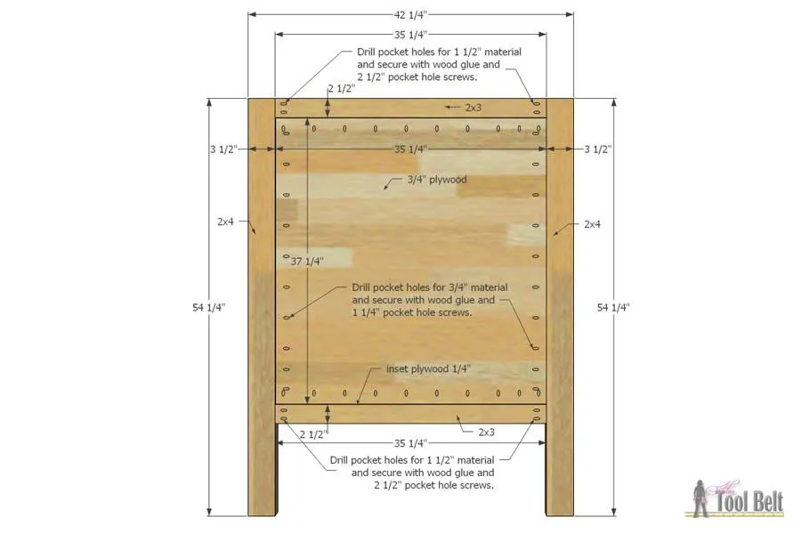 Faux Raised Panel Twin Bed — step photo 4