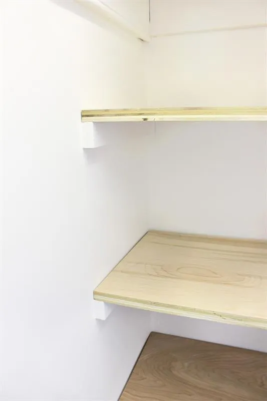 Plywood Shelves for Closet — step photo 6