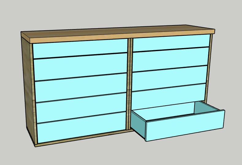 Built-In Dresser with Cubbies — step photo 11