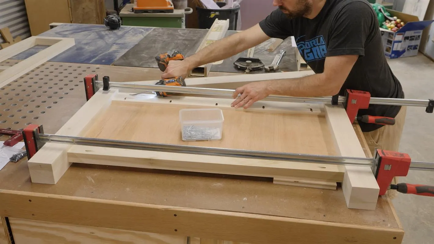 Farmhouse Platform Bed with Storage — step photo 7