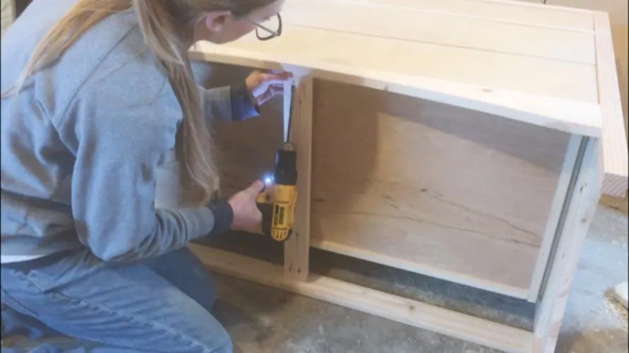 DIY Changing Table Dresser — step photo 16