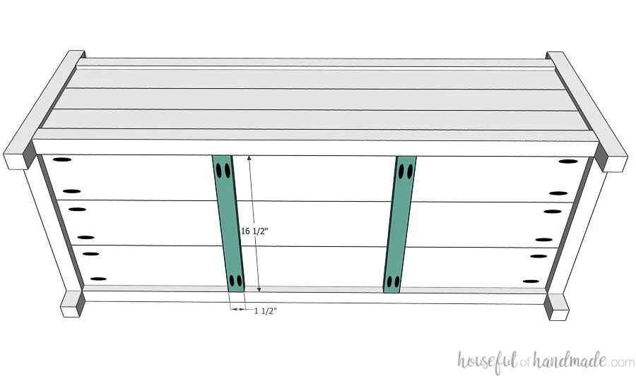 Upholstered Storage Bench — step photo 11