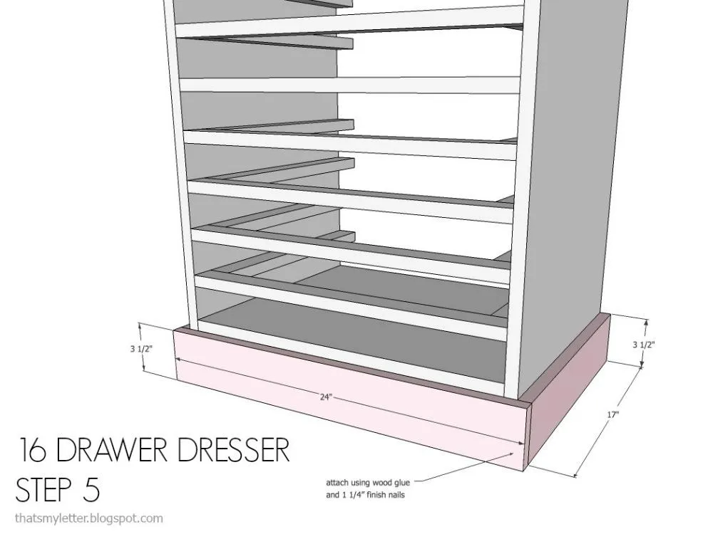 16 Drawer Dresser — step photo 12