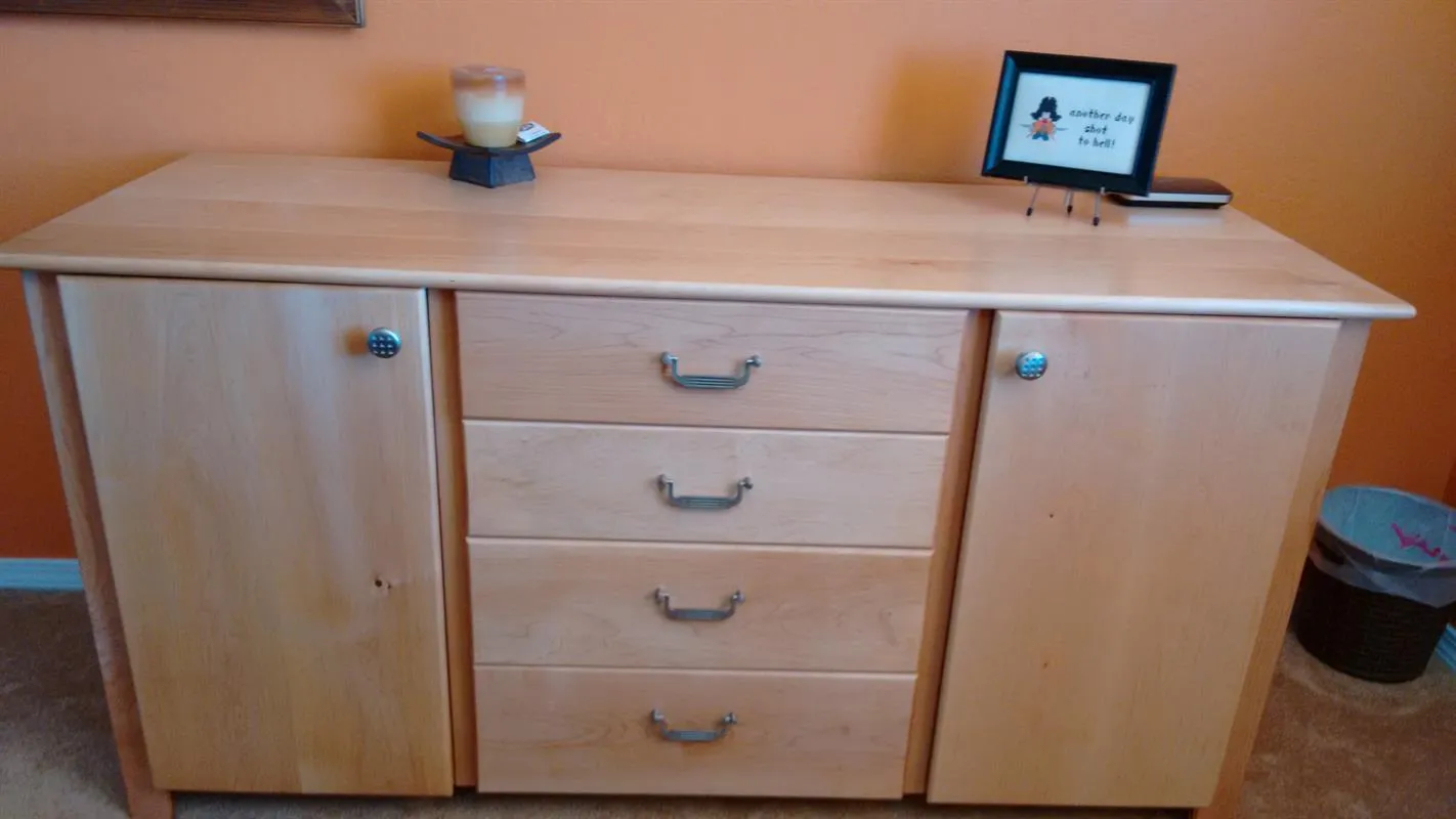 Maple Combination Dresser and Craft Cabinet — step photo 21