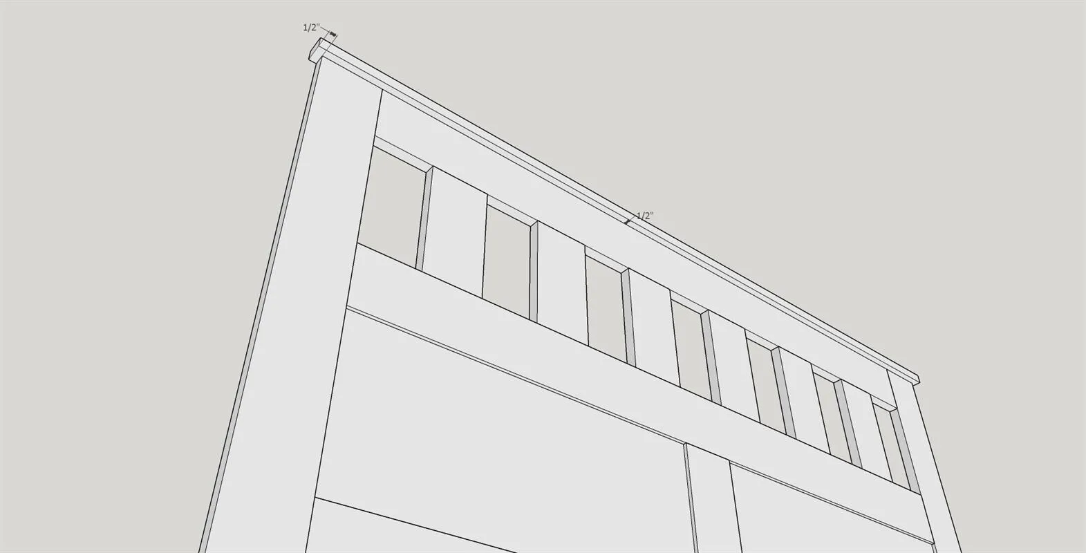 Craftsman Style Queen Sized Headboard — step photo 13