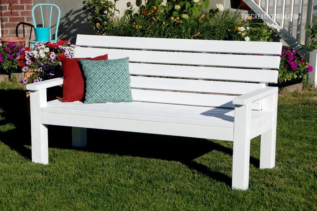 Sturdy 2×4 Bench