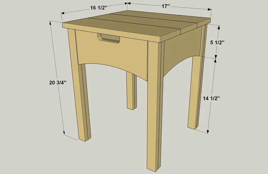 Nightstand with Drawer