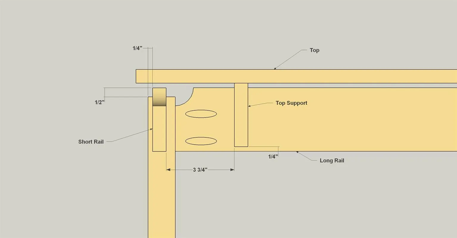 Floating-Top Console Table — step photo 10