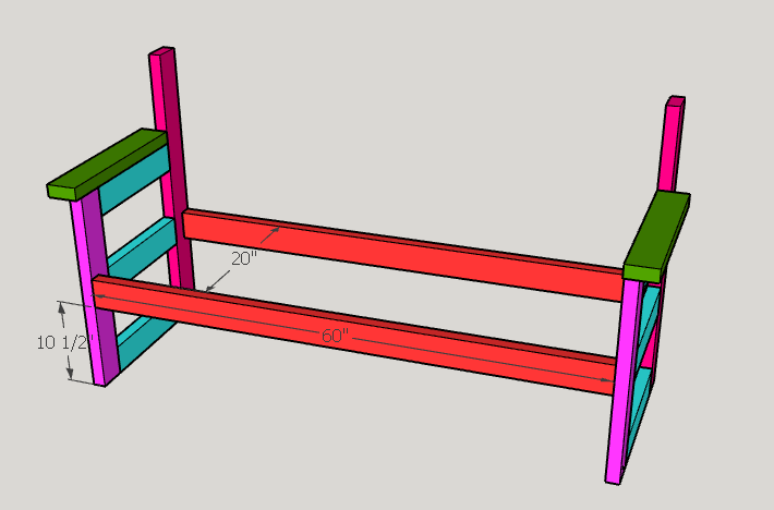 Farmhouse Outdoor Glider Bench — step photo 5