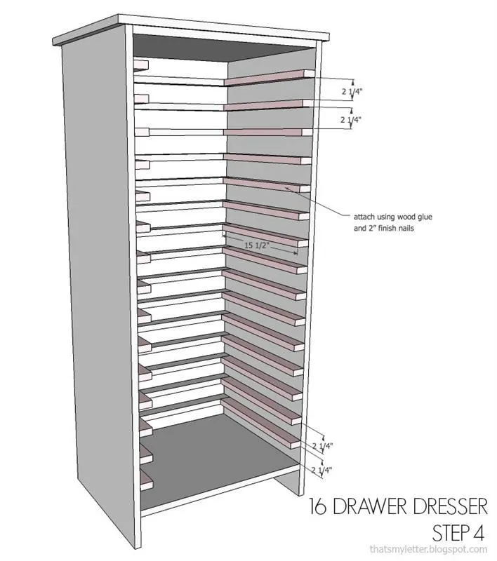 16 Drawer Dresser — step photo 10