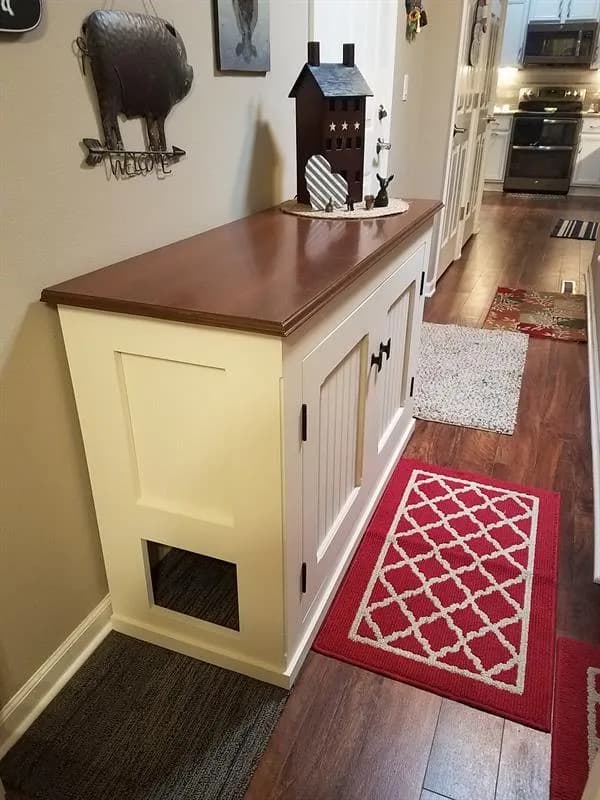 Cat Litter Box Cabinet