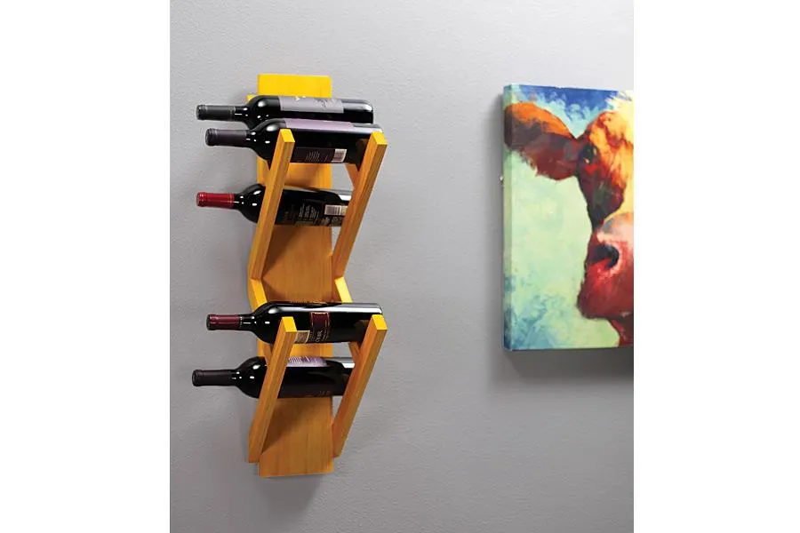 Wall-Mounted Wine Rack