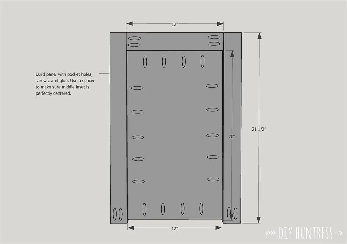 DIY Wooden Sideboard/Record Cabinet With Wine Rack — step photo 8
