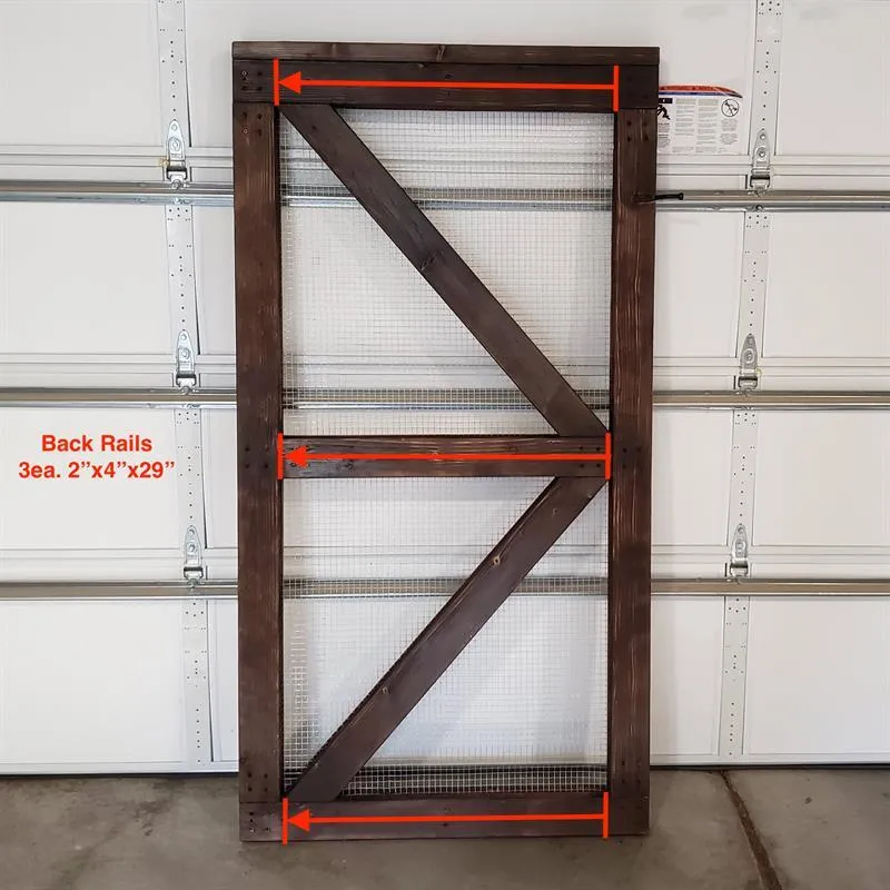 Simple Fence Gate – Hardware Cloth & Shou Sugi Ban — step photo 3