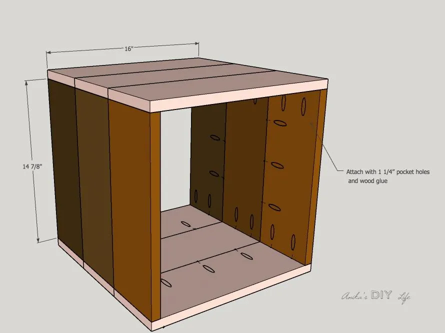 Nightstand With Drawers — step photo 3