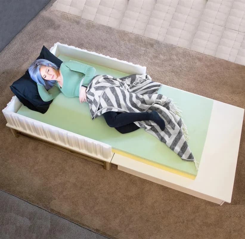 Fold-Out Coffee Table Bed