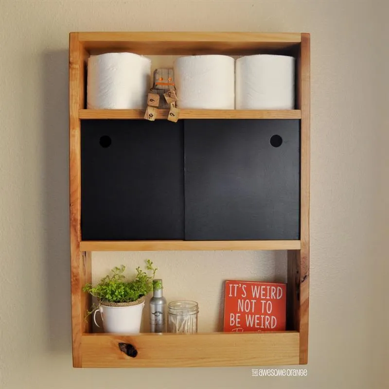 DIY Over-the-Toilet Shelf