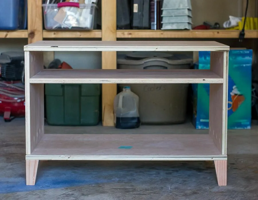 West Elm Knock Off Media Cabinet — step photo 9