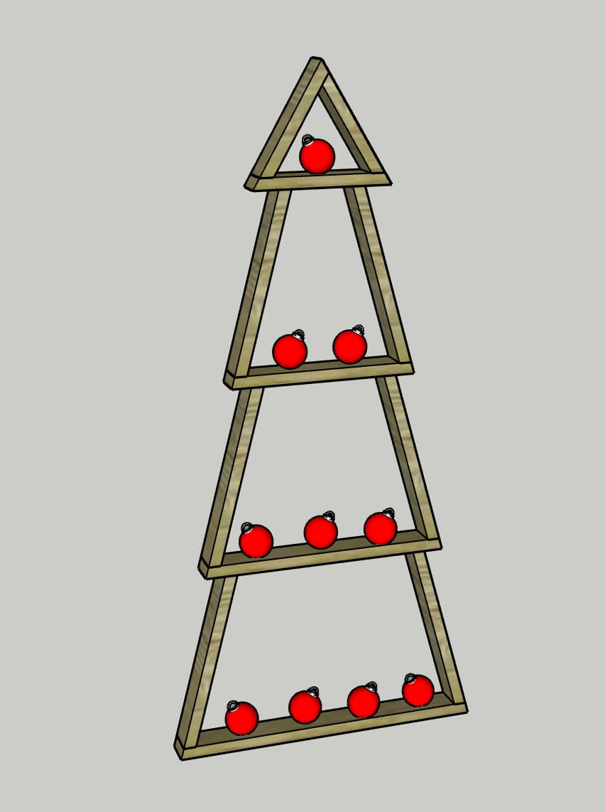 Wall-Mounted Christmas Tree Display — step photo 10