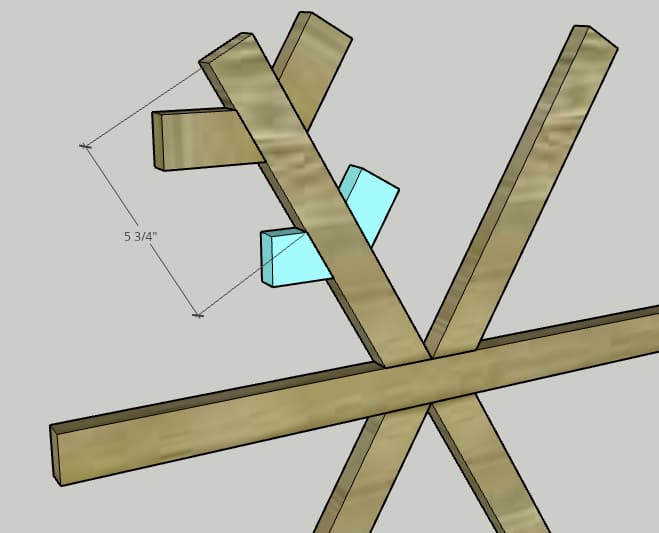 DIY Wooden Snowflake — step photo 7