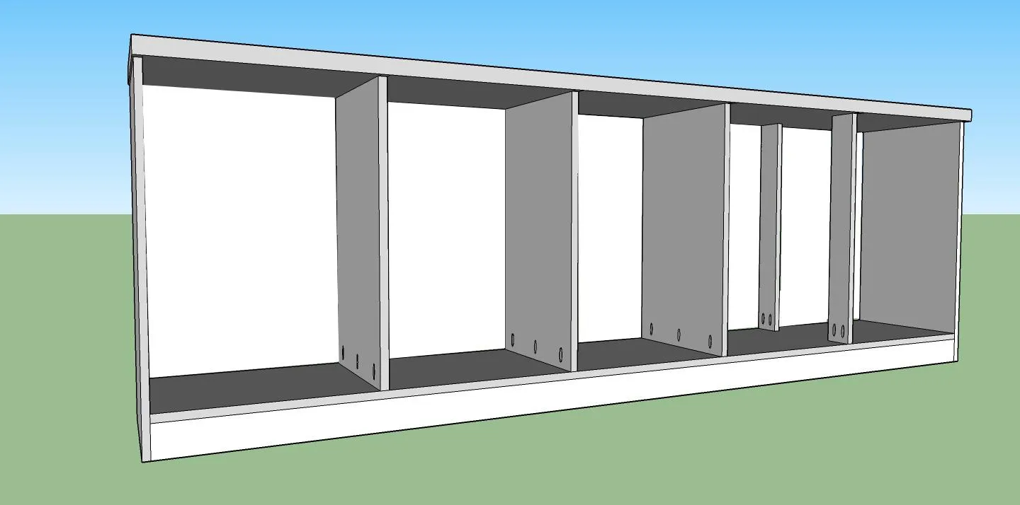 Shelving Unit with Storage and Tilt-Out Laundry — step photo 8