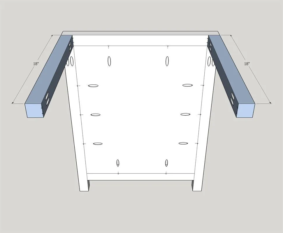 Two Large Outdoor Farmhouse X-Style Planters — step photo 8