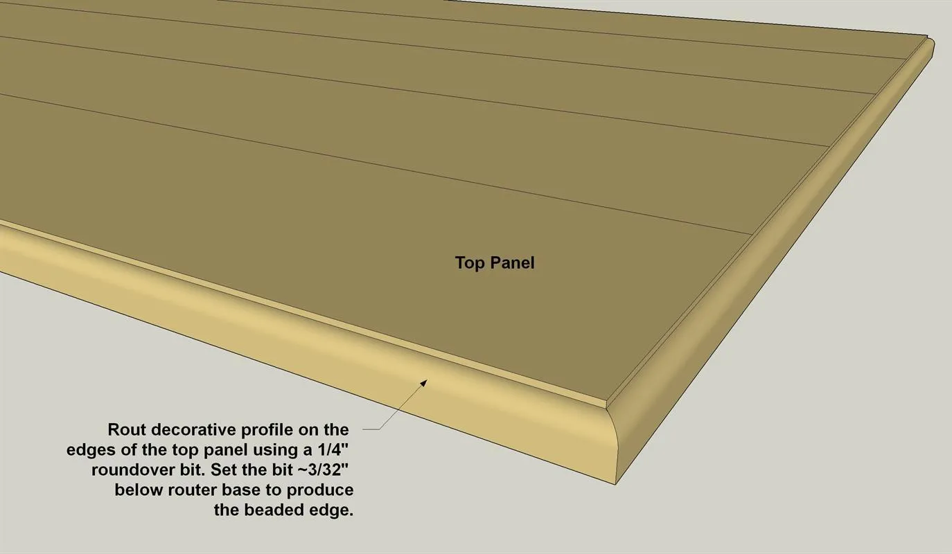 Traditional Coffee Table with Storage — step photo 17