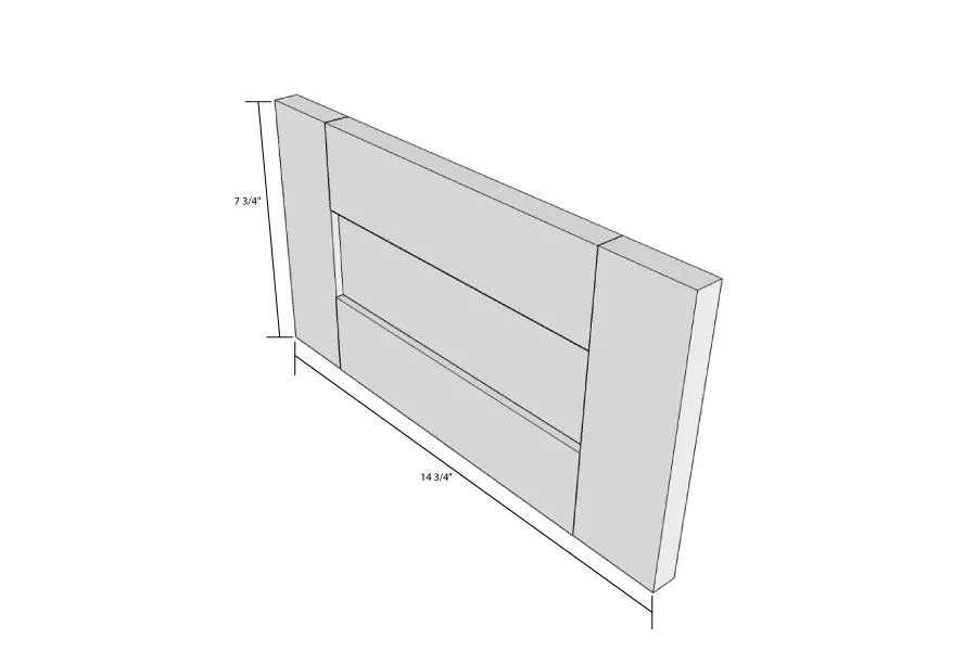 Mission Style Open Shelf Bathroom Vanity — step photo 15