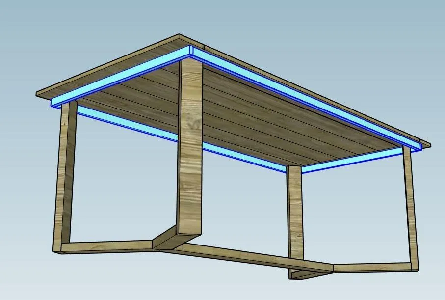 Angled Base Dining Table — step photo 13