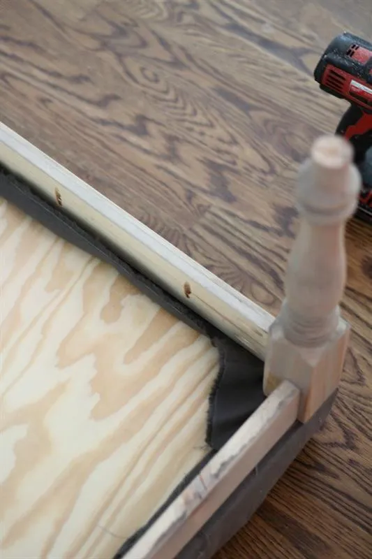 No-Sew Upholstered Coffee Table — step photo 6