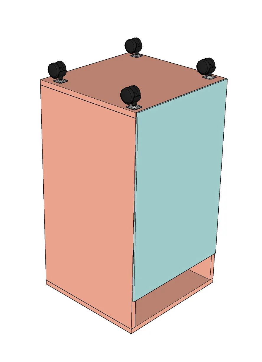 DIY File and Printer Cabinet — step photo 8