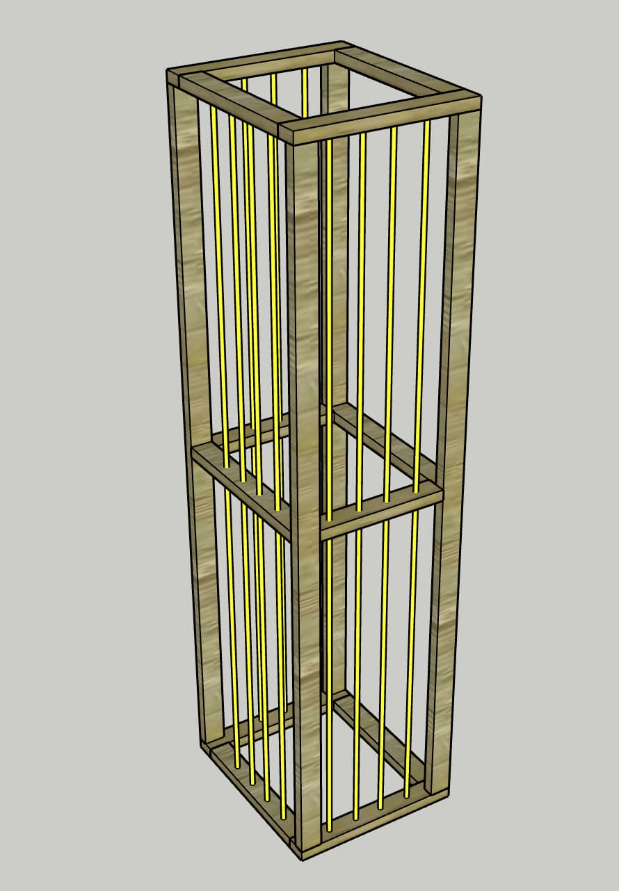 Bookcase with toy storage and animal zoo — step photo 12