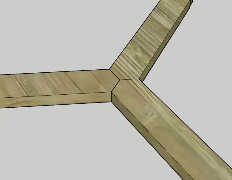 Angled Base Dining Table — step photo 8