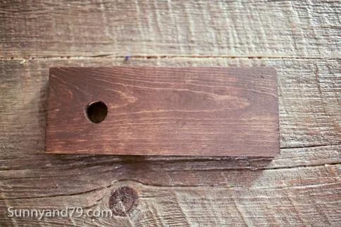 Rustic Scrap Wood and Pipe Toilet Paper Holder — step photo 5