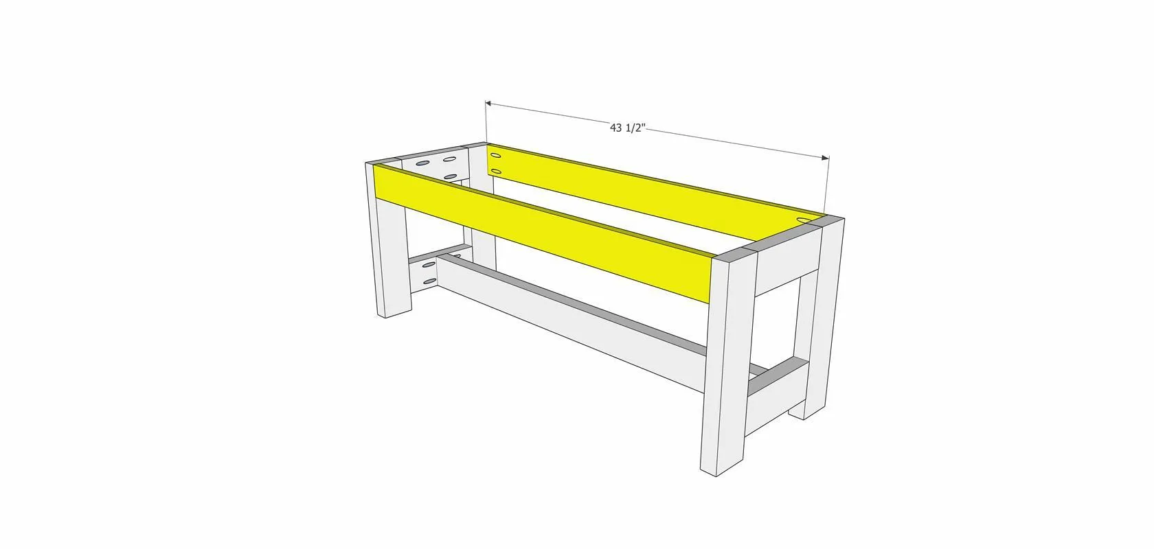 Farmhouse Storage Bench — step photo 7