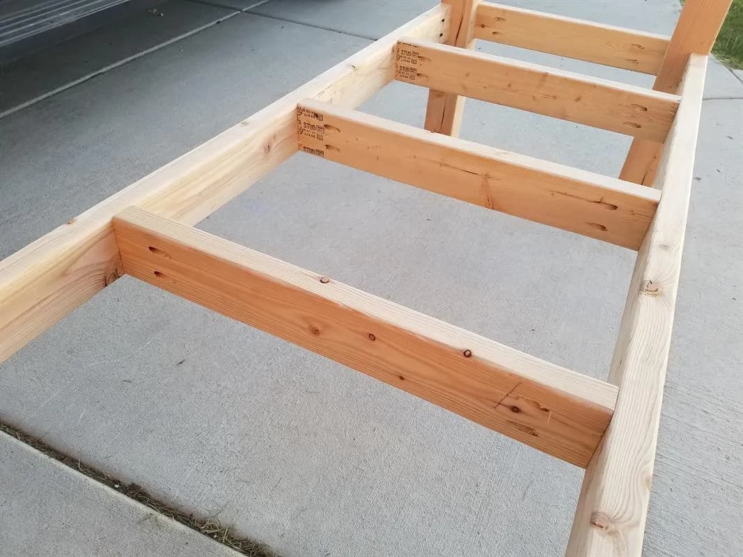 Sturdy 2×4 Bench — step photo 11