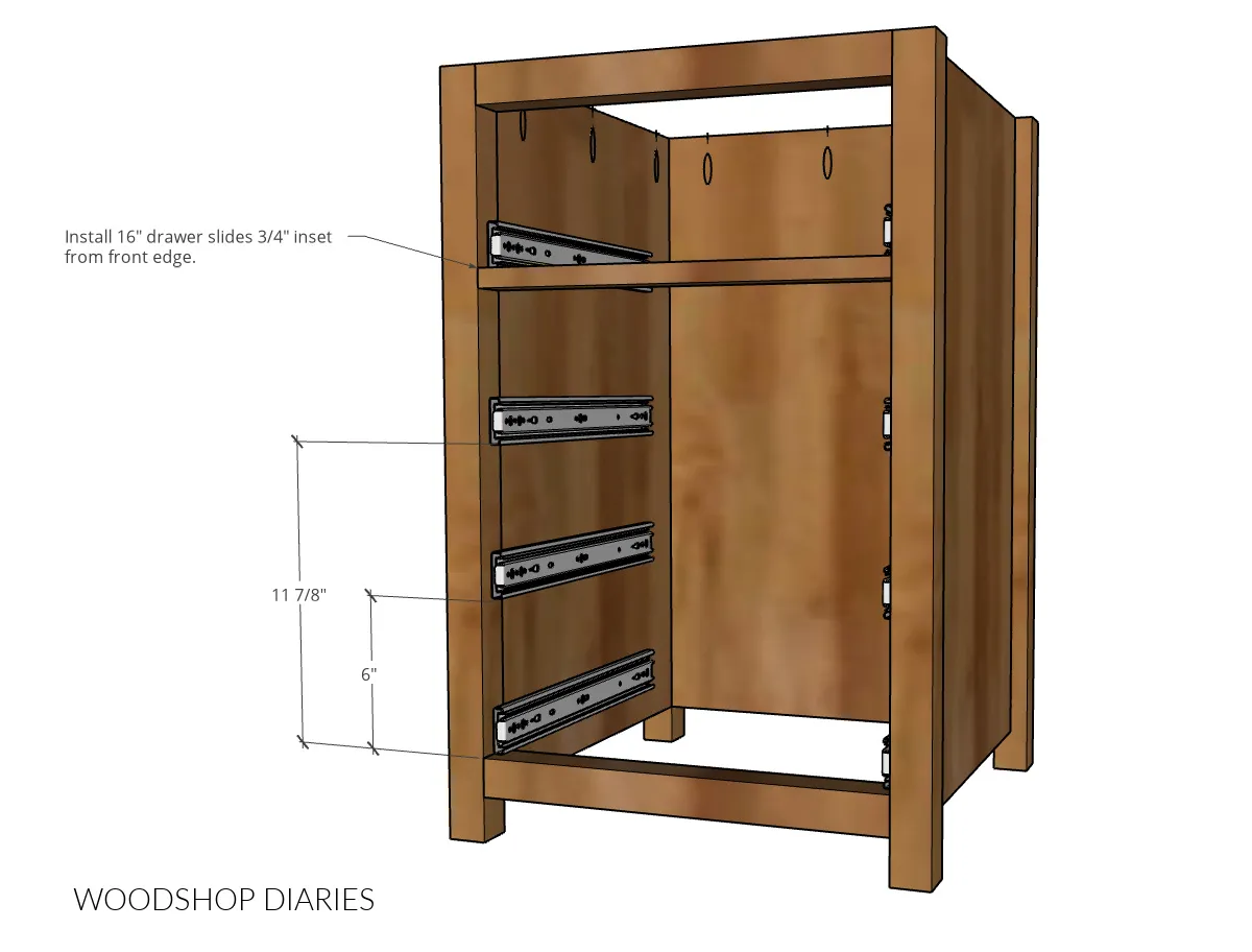 Simple End Table with Drawers — step photo 8