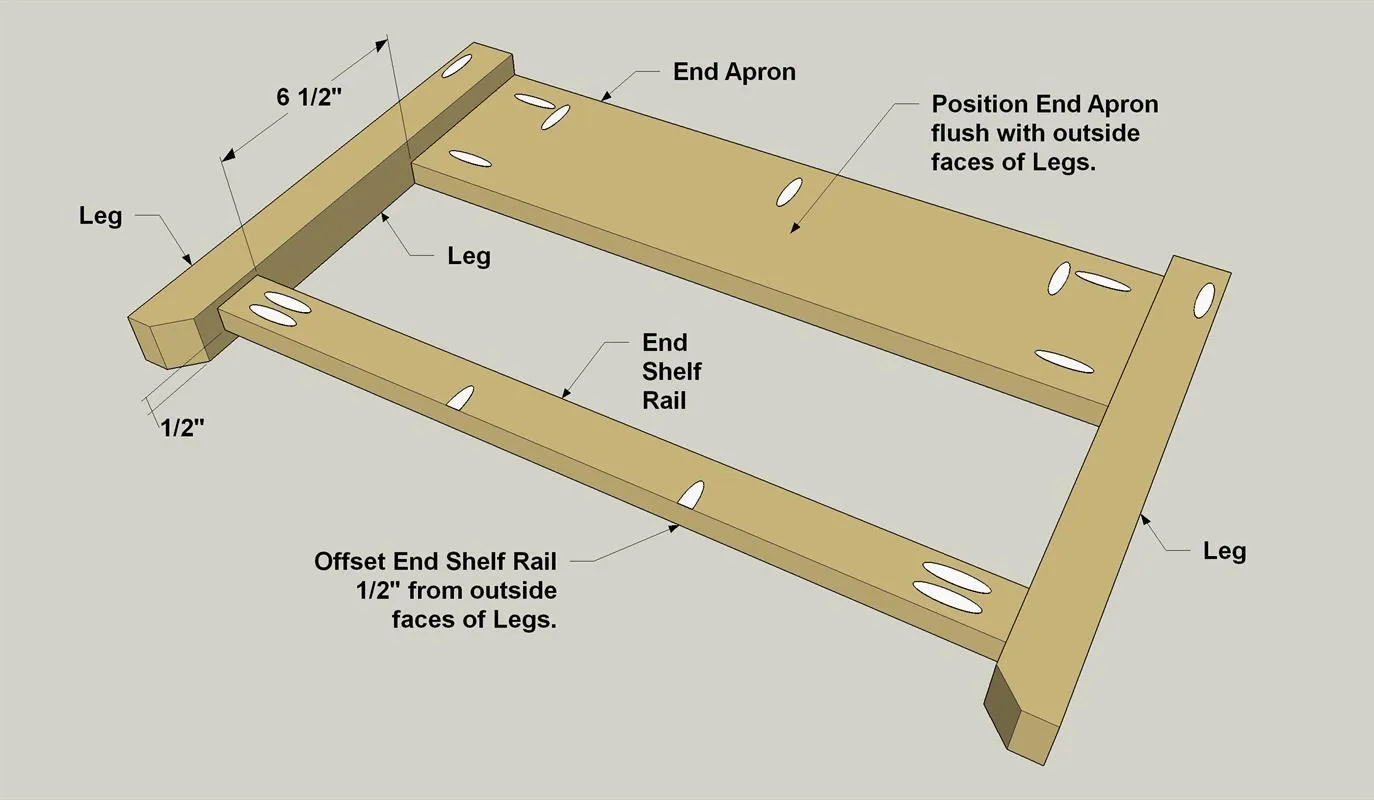 Traditional Coffee Table with Storage — step photo 5